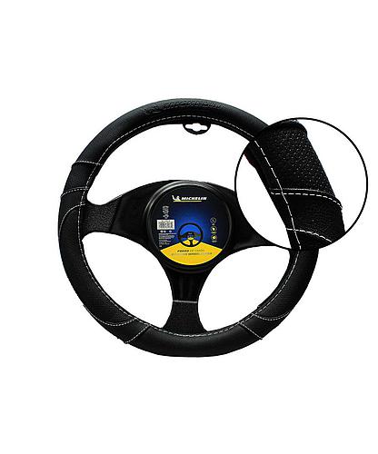 FORRO PARA TIMON AUTO MICHELIN NEGRO CUERO ML-1005-N