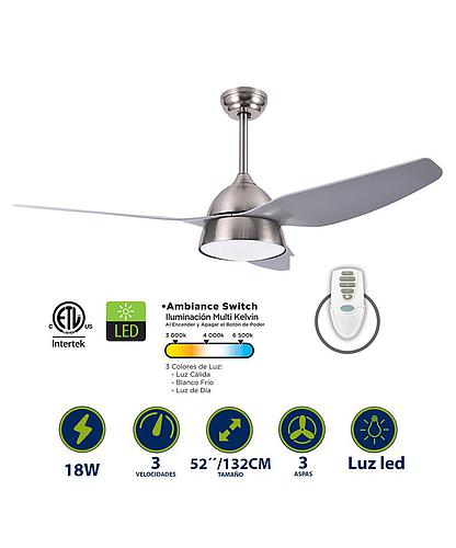 VENTILADOR ACRUX 52 PULG 72927 (NC)