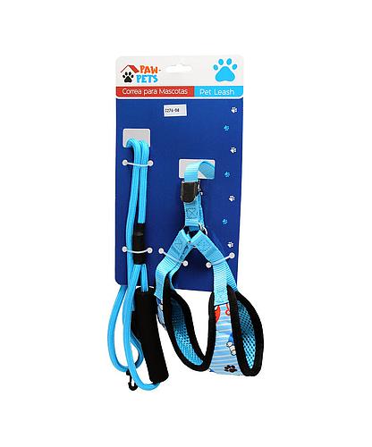 CORREA-PECHERA PARA PERRO 1.5X120CM PAW-1041