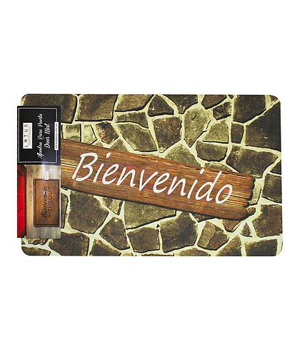 ALFOMBRA PARA PUERTA BIENVENIDO 48X78CM LHC-9579