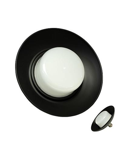 LAMPARA LED TECHO CON ROSCA NEGRO E27 40W AL-LPUF-40W-B