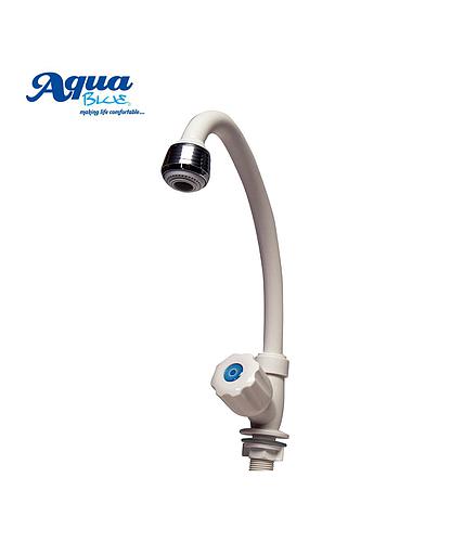 LLAVE FREGADERO ABS BLANCO CUELLO LARGO P-11582