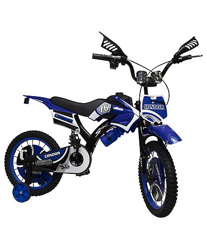 BICICLETA NIÑO SHBEJIA MTB RIN 16 AZUL NEGRO CON LAMPARA TKR