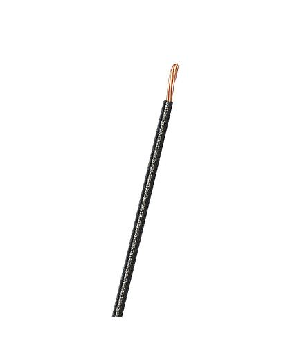 ALAMBRE CABLEADO THHN 6 NEGRO (MT)