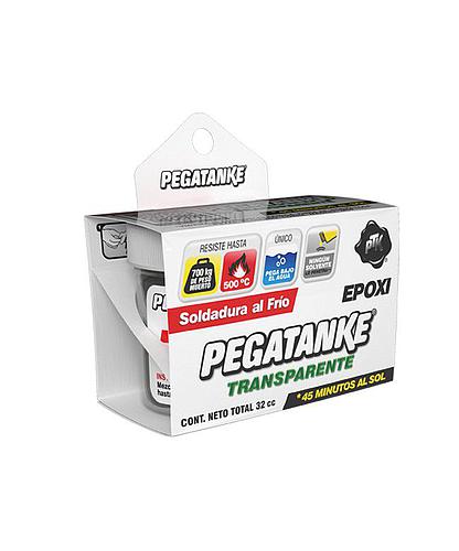 PEGAMENTO EPOXICO TRANSP. ALTA TEMP. 32CC PEGATANKE