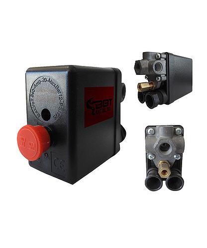 SWITCH PRESION AUTOM. PARA COMPRESOR 175PSI 4X1/4 PLG. BBT LF10-L4H