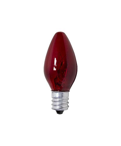 BOMBILLO 7W E12 ROJO IML D7-R