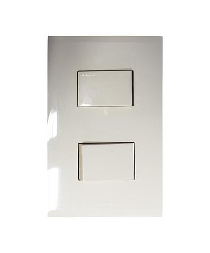 SWITCH DOBLE CAMBIO INTEGRADO 3V. MARFIL NOBILE BTICINO AF2201EM