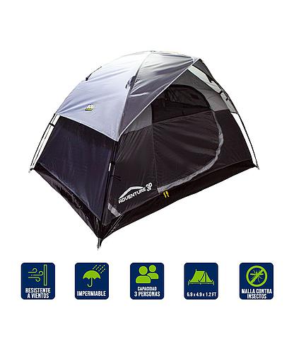 TIENDA CAMPAÑA BOU OUTDOORS ADVENTURE 3P