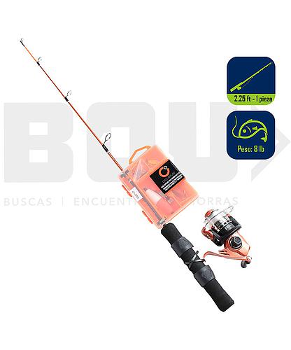 CAÑA PESCAR CON CARRETE CELSIUS MH 2.24 PIES CR2F-MS ICE