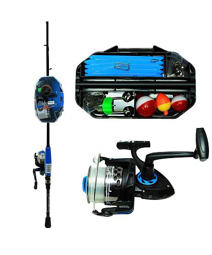 CAÑA PESCA CON CARRETE SPINNING R2FISH ALL SPECIES R2F4-JABL-S