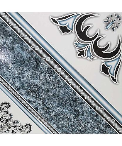 CERAMICA INCEFRA GEOMETRICO AZUL 45X45CM PD35710 MT2 (DESC)
